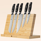 Classic 5-piece Knife Set Magnetic Stand & Sharpener