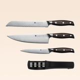 Classic 4-piece Chef's Knife & Sharpener set
