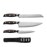 Classic 4-piece Chef's Knife & Sharpener set