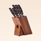 6-Slot Acacia Knife Block